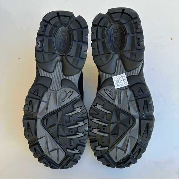 Skechers Shoes Mens 11 Wide EW Black Stamina Approach Slip on Nubuck Leather - Picture 7 of 8